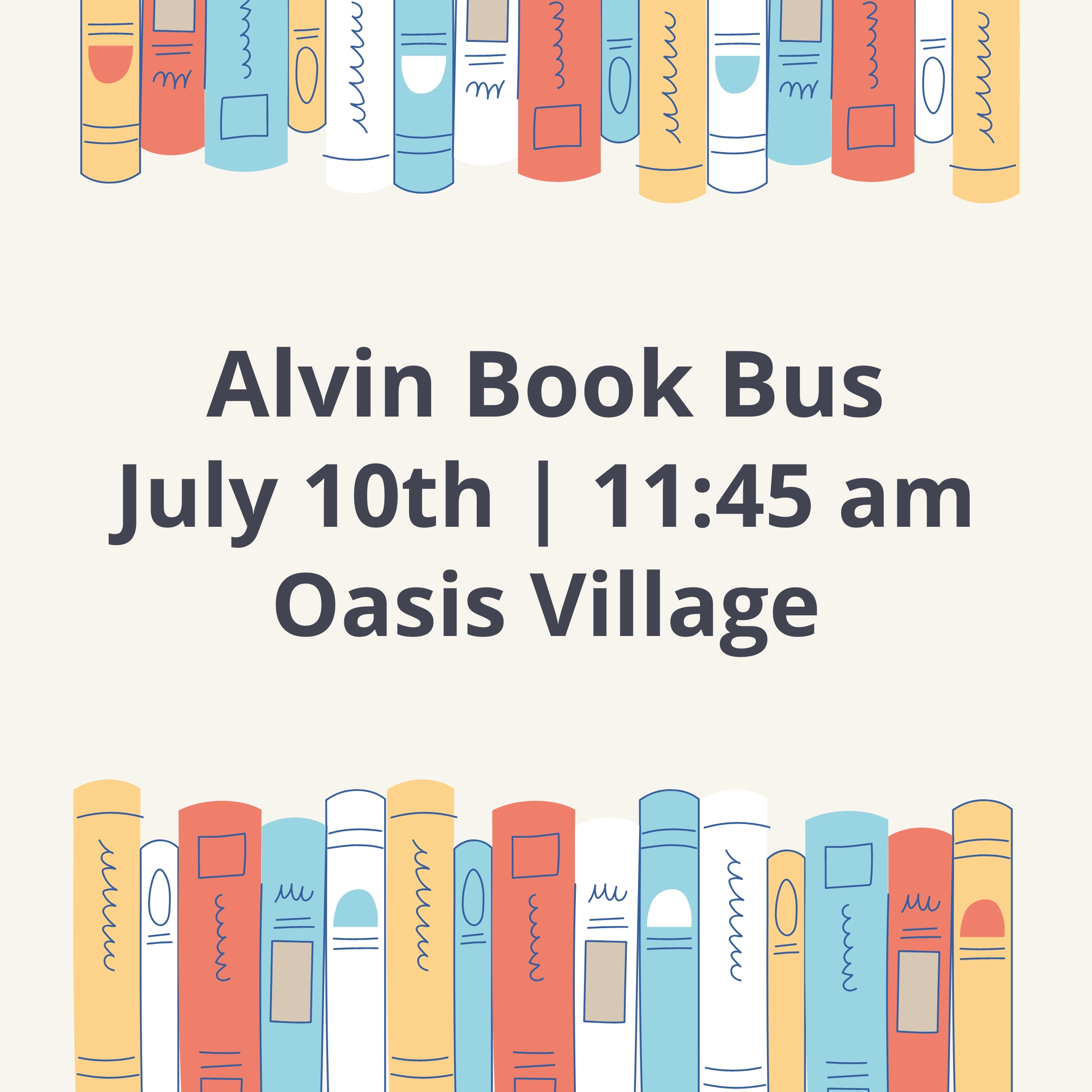 alvin book bus July 2023